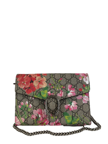 Gucci Dionysus Blooms Print Mini Chain Bag by Siopaella Designs