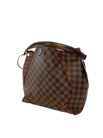 Louis Vuitton - Caissa Hobo Damier Ebene Canvas Cerise