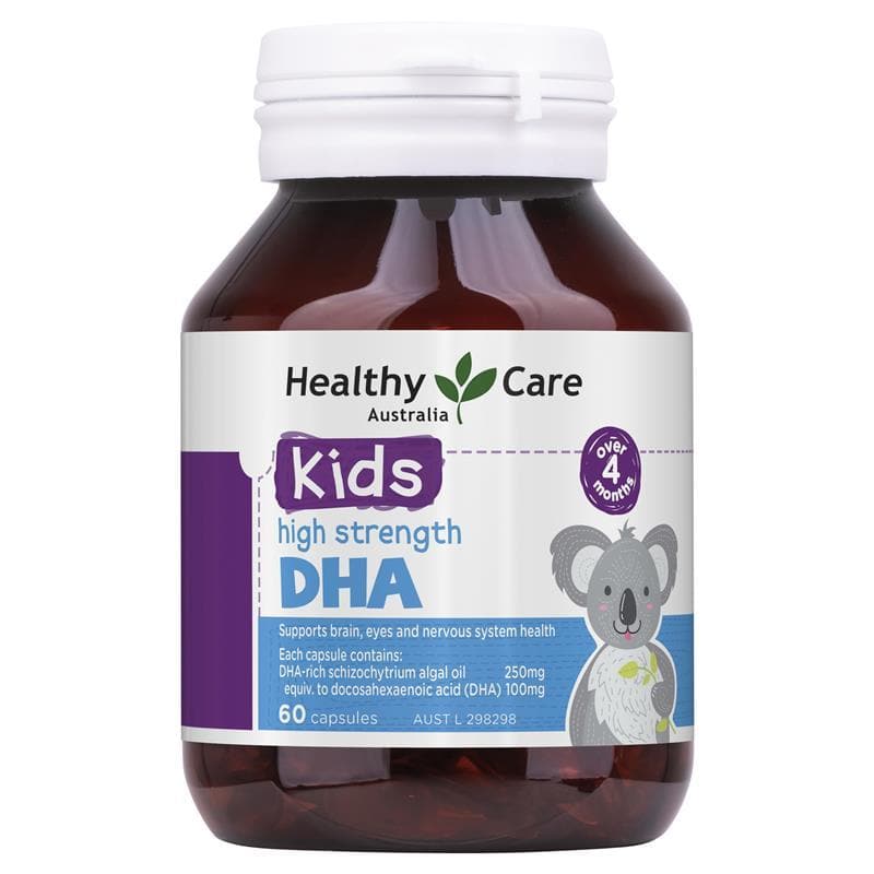 Viên bổ sung DHA cho bé thông minh, tiếp thu nhanh Healthy Care Kid Strength DHA (60 viên)