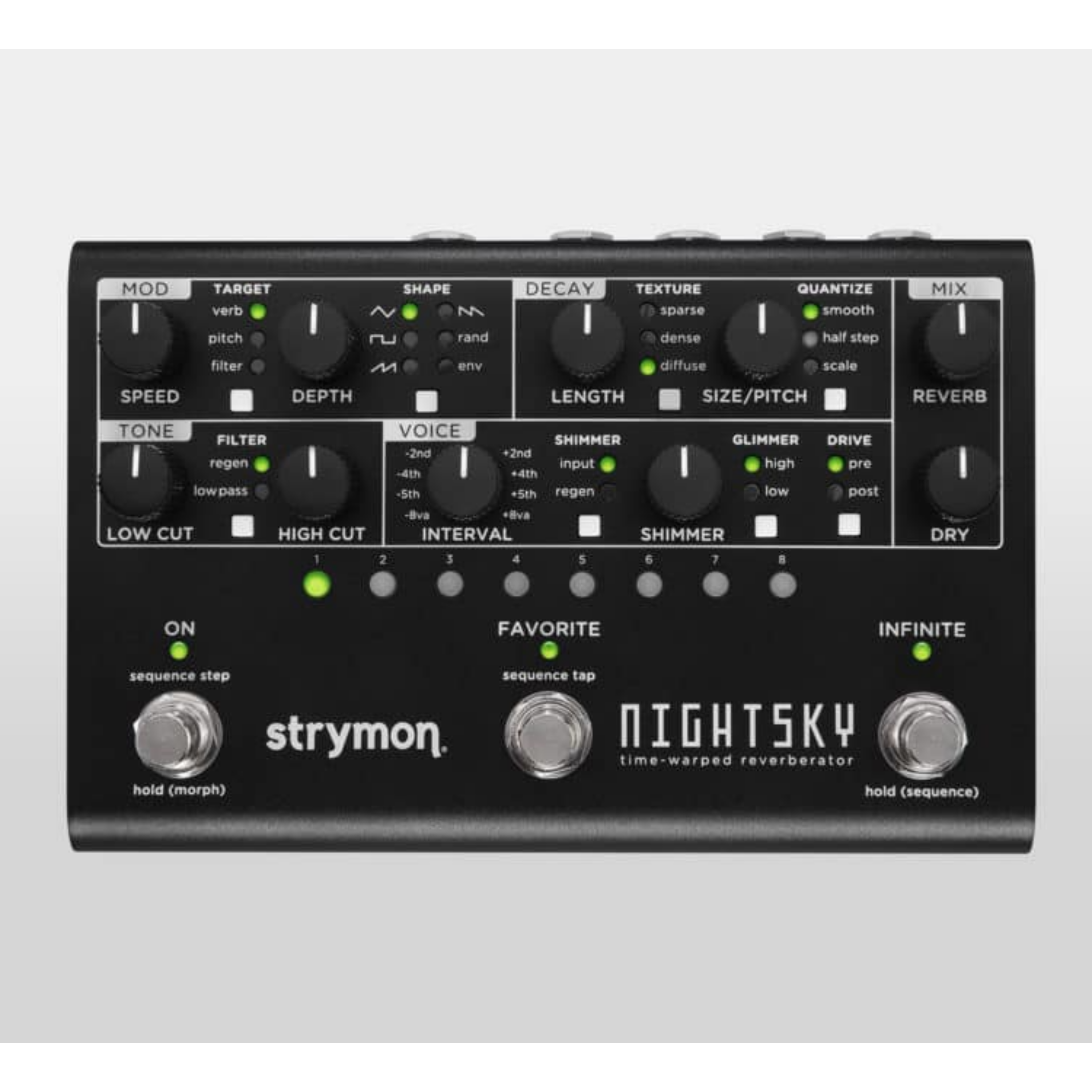 Strymon NightSky Midnight Edition timewarped reverberator - The