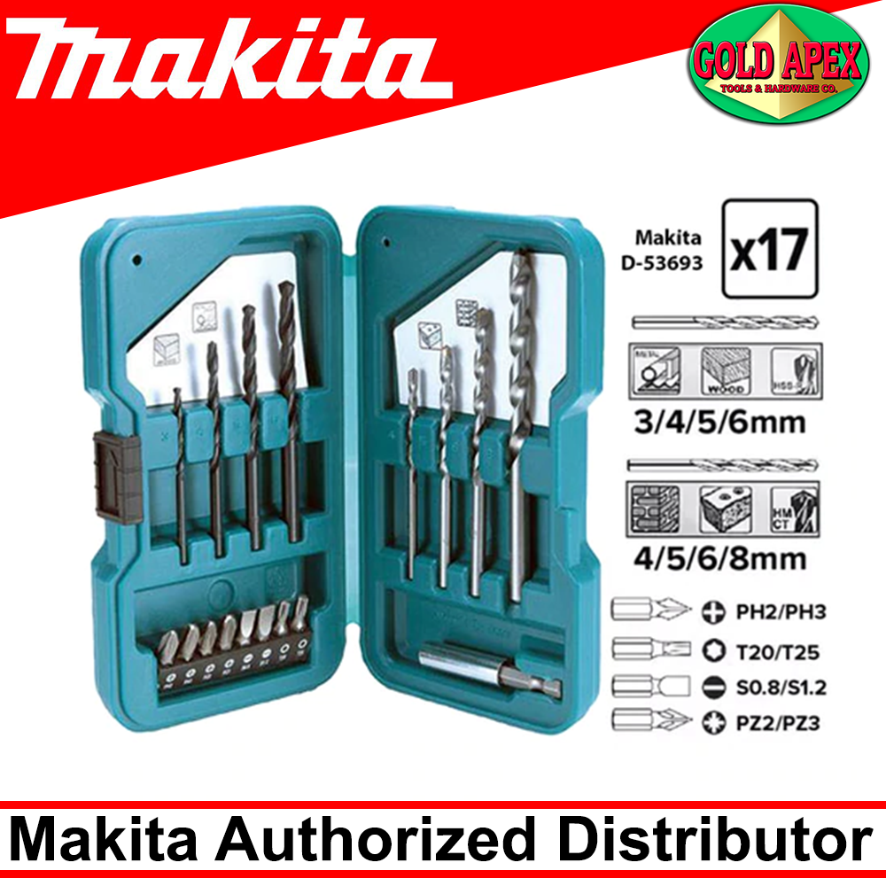 Juego de brocas para metal Makita D-54075