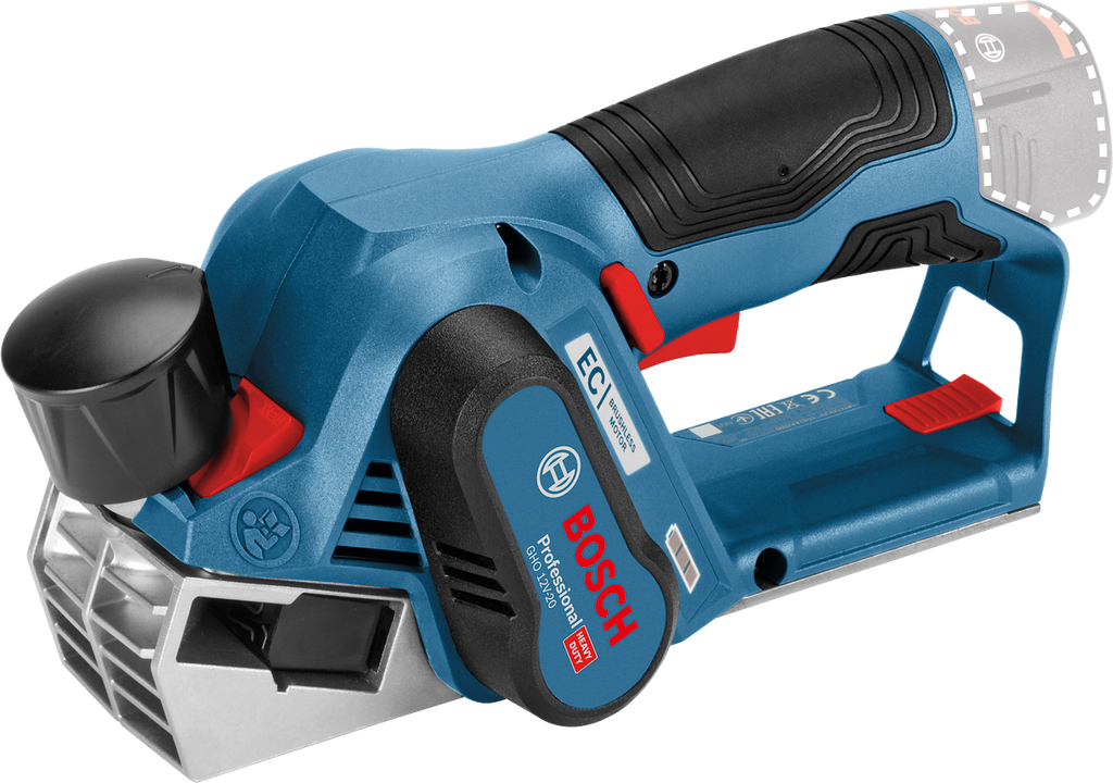 Fresadora de cantos Bosch professional GKF 12V-8 con 2 baterías de 12 V y  3,0 Ah