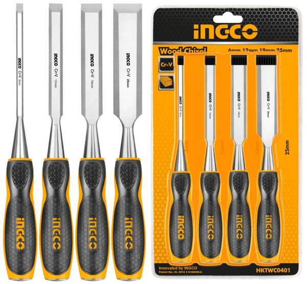 Ingco Hkphs0401 Pick & Hook Set Pack Of 4 Pcs, Tool Kit Box, Tool