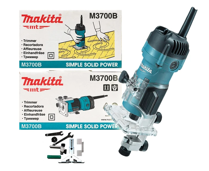 Makita M3702B - Fresadora de cantos 6mm 530W SAR