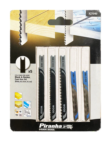 BLACK & DECKER PIRANHA 8” 24 CARBIDE TOOTH SAW BLADE RIPPING AND  CROSS-CUTTING.