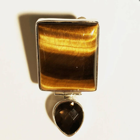 Tiger Eye and Smokey Quartz