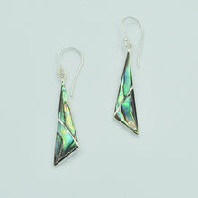 Load image into Gallery viewer, Abalone or Red Coral or Mother of Pearl Sterling Silver Earrings
