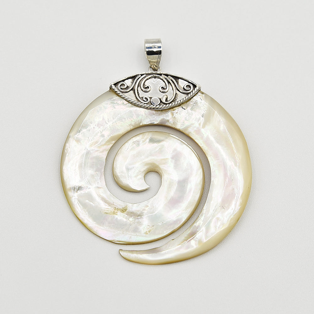 Image of Mother of Pearl Sterling Silver Pendant