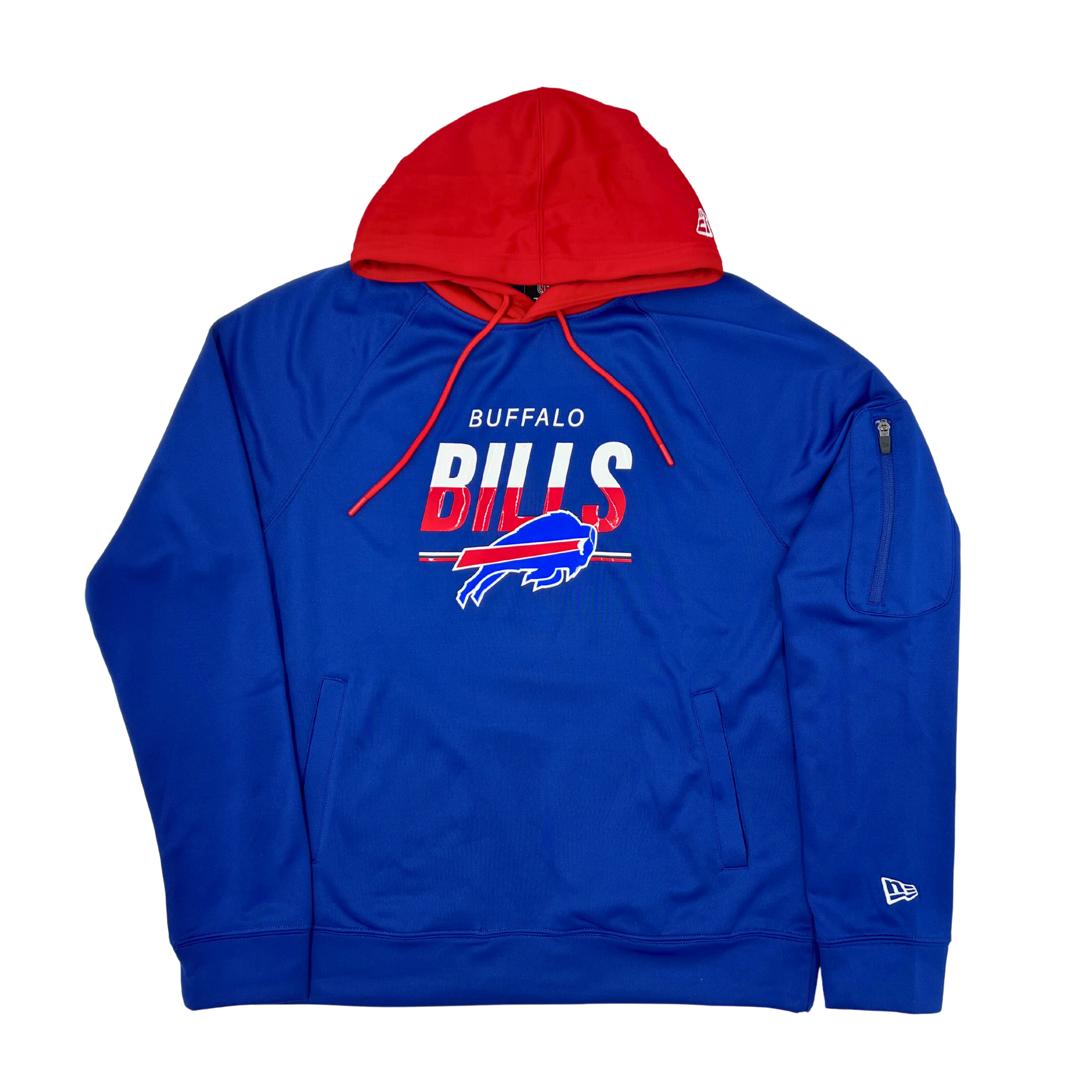 Women's New Era Bills Blue Ink 2022 Sideline Hoodie