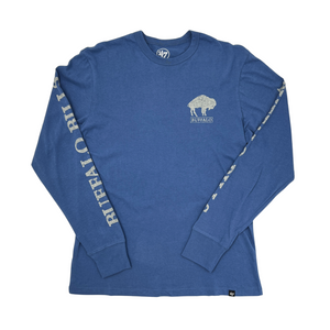 47 Brand Bills Retro Buffalo Cadet Blue T-Shirt | The BFLO Store