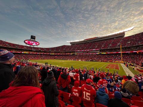 Buffalo Bills at Kansas City Chiefs in Arrowhead Stadium for 2022 NFL AFC Divisional Game