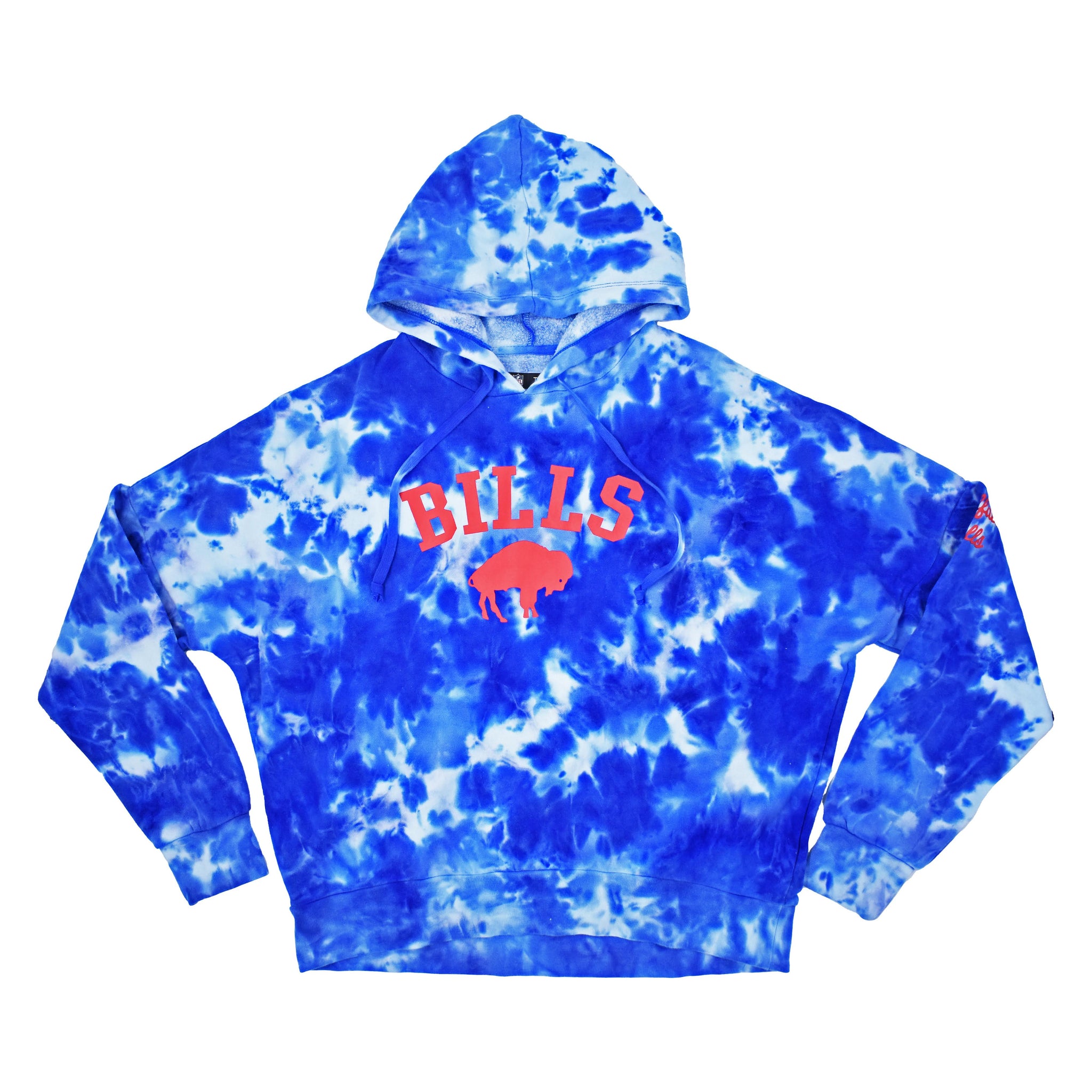 Buffalo Bills Space Dye Hoodies With Zebra, New Blue/Red