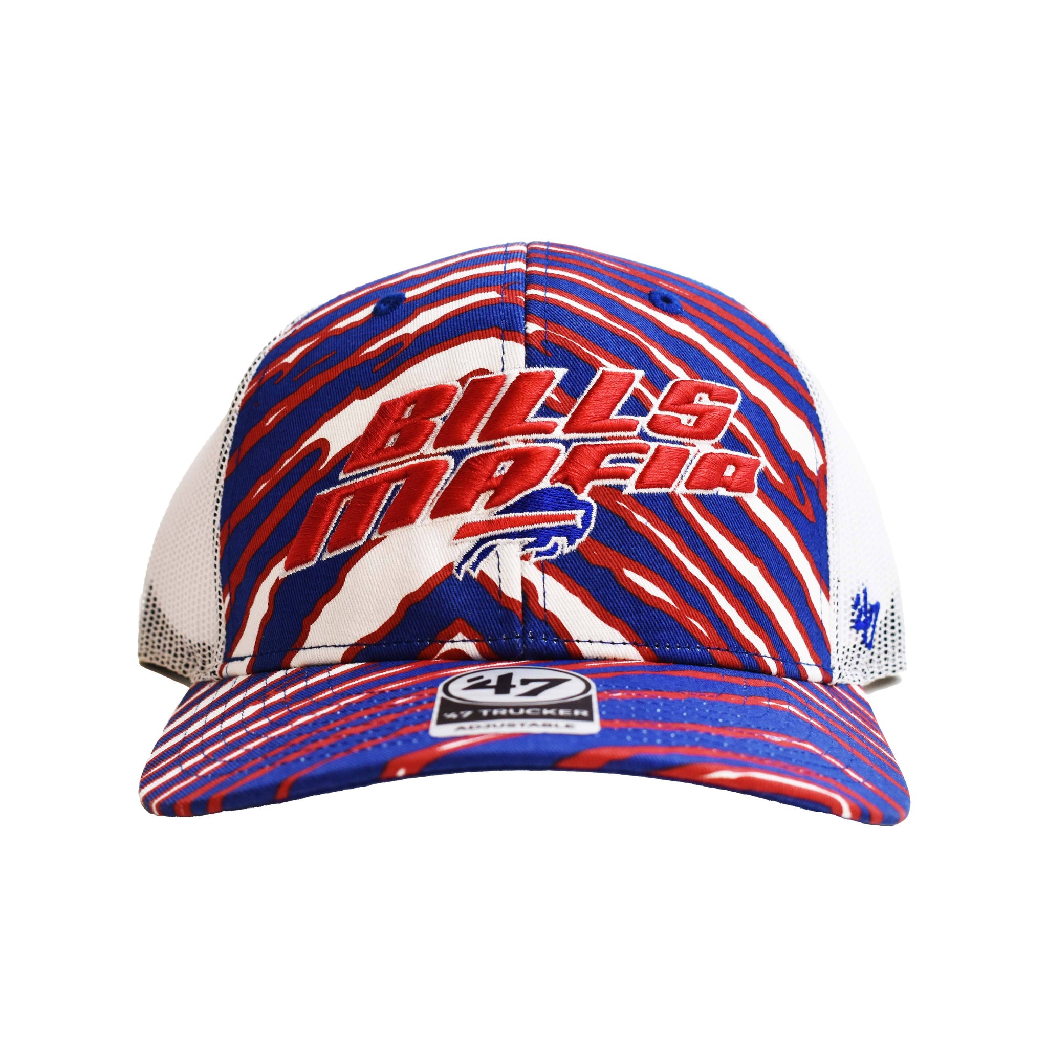 Buffalo Bills Zubaz Dad Hat Baseball Adjustable Brim Cap 