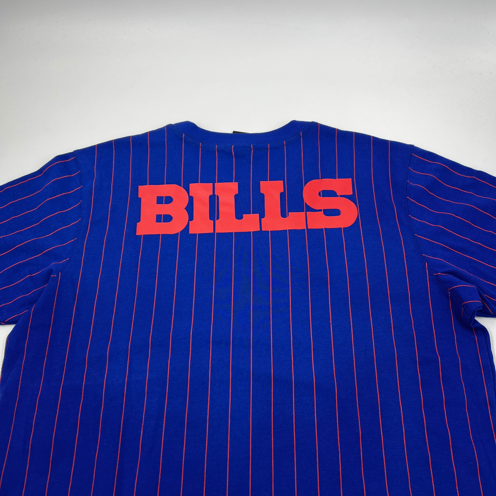 Buffalo Bills Stitched Logo Blue Short Sleeve Shirt