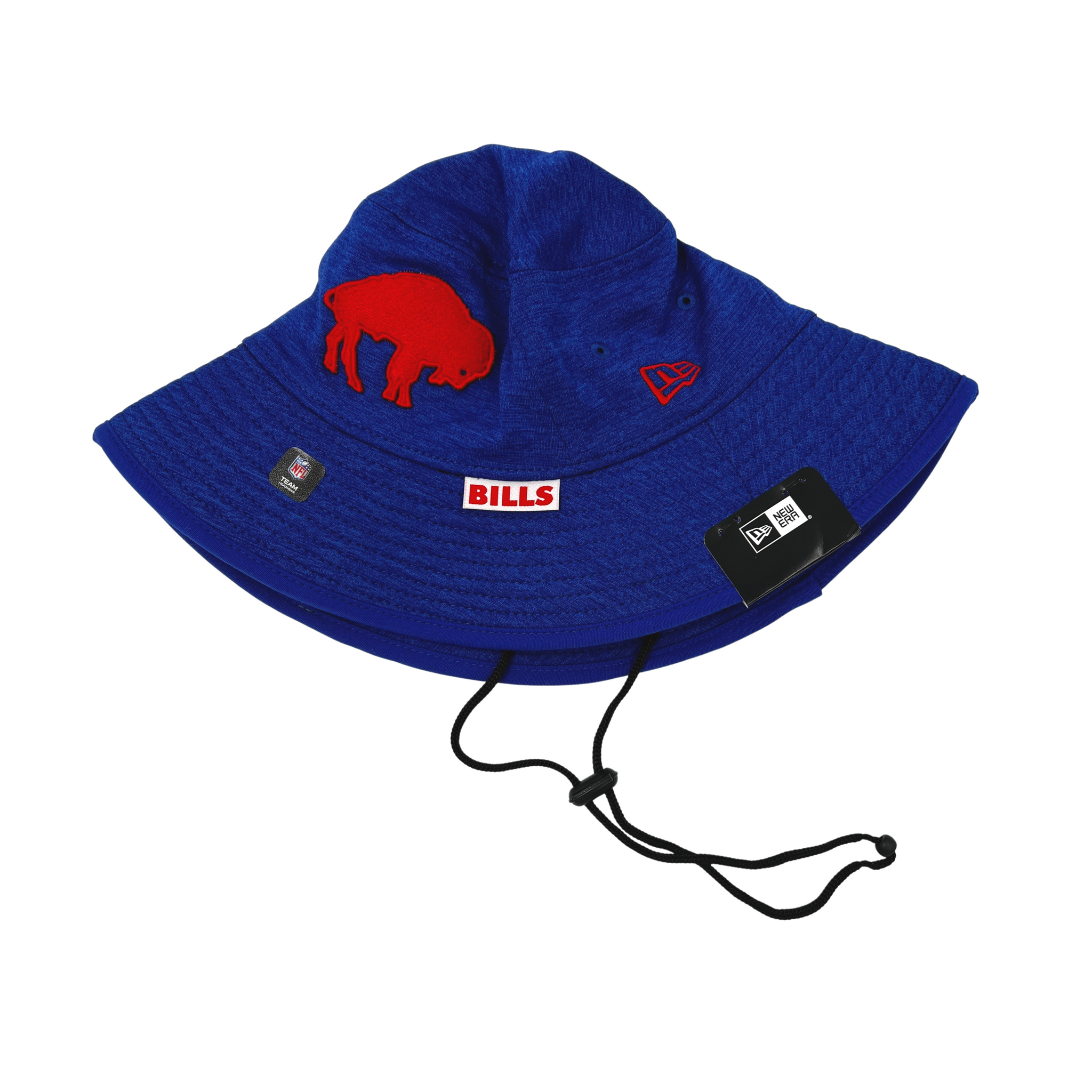 New Era Bills Charging Buffalo Blue Bucket Hat