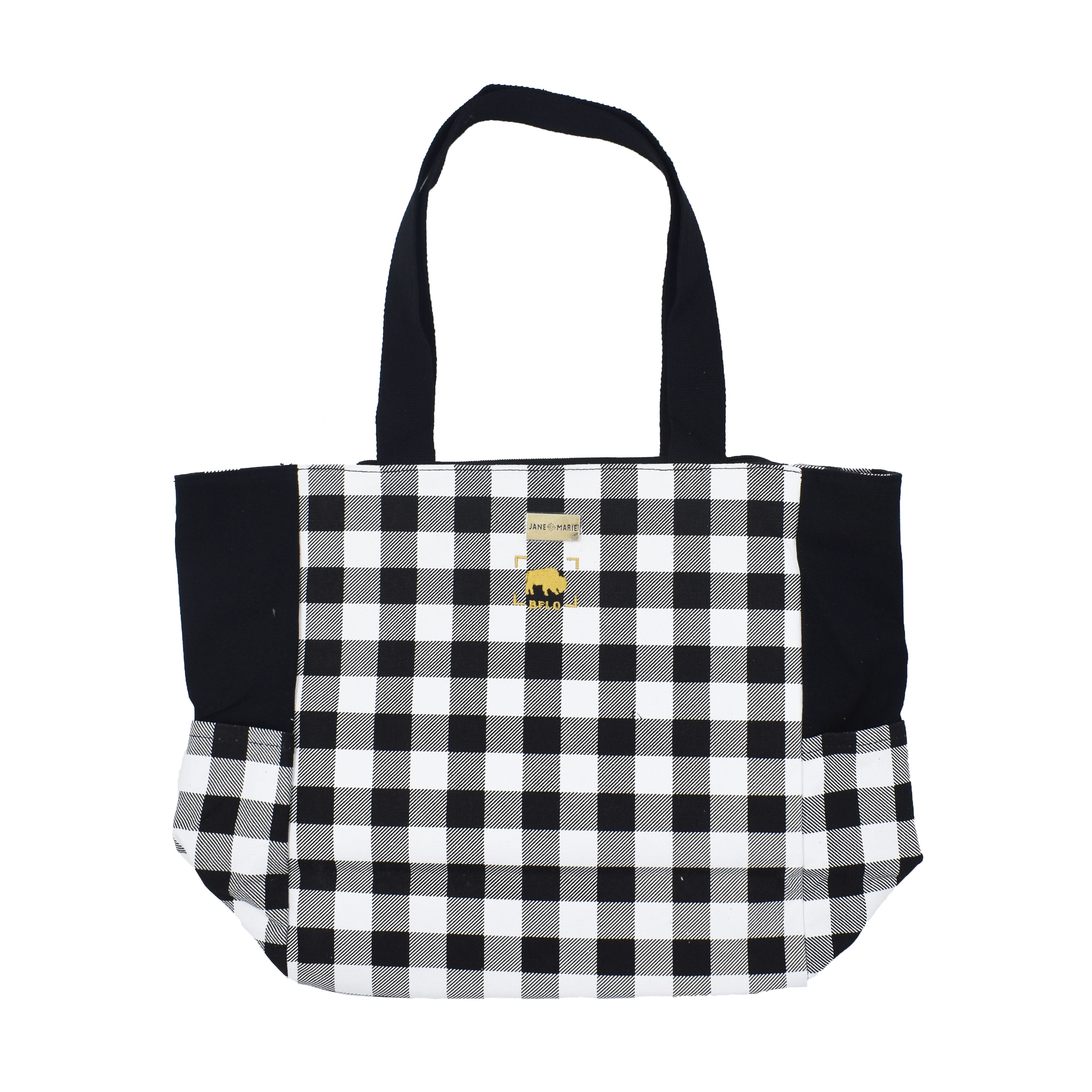BFLO Black and White Canvas Tote Bag | The BFLO Store