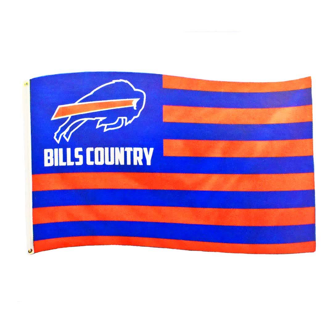 Buffalo Bills Tie Dye Garden Size Flag