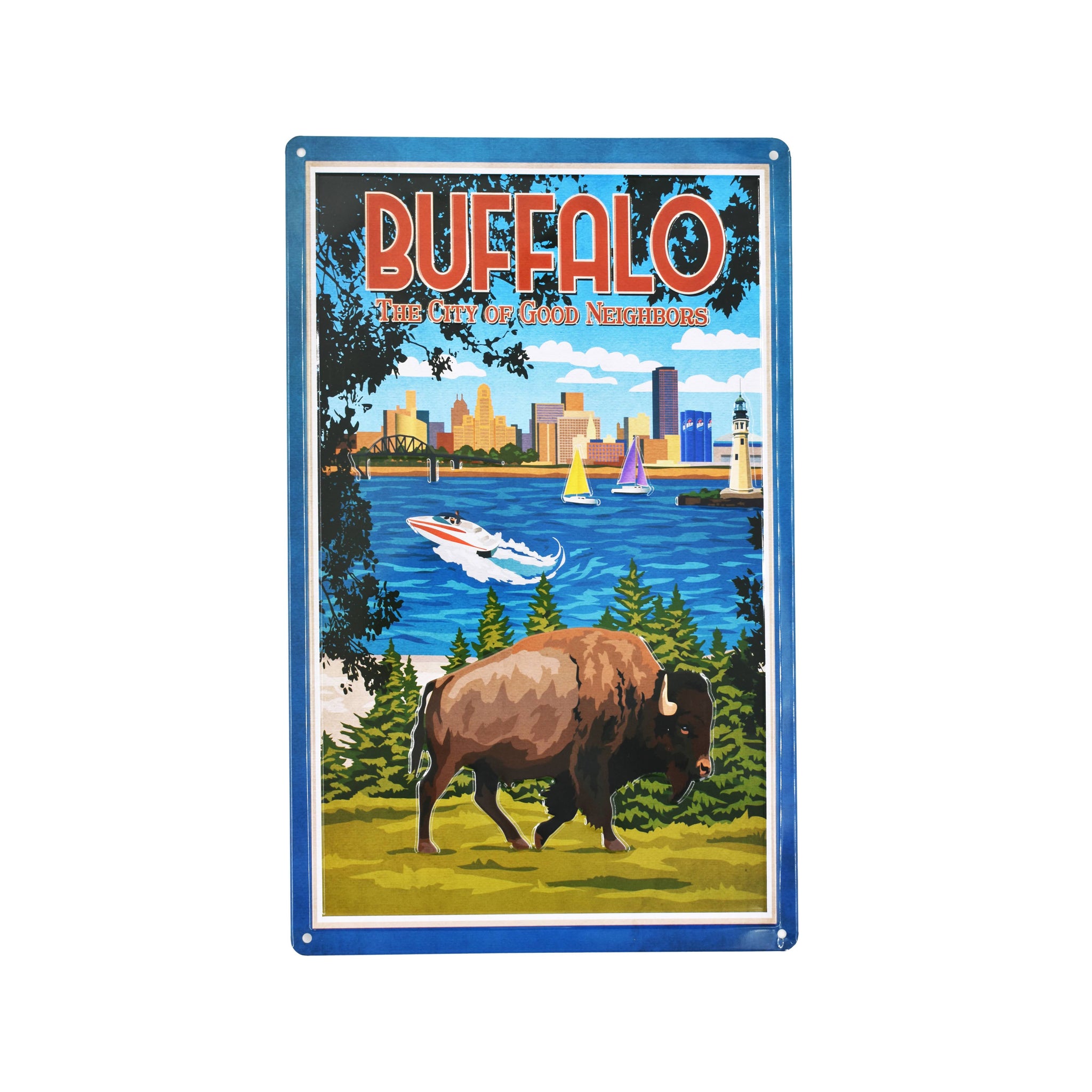 Buffalo Bills 3D Wall Art - Arizona Copper Beard