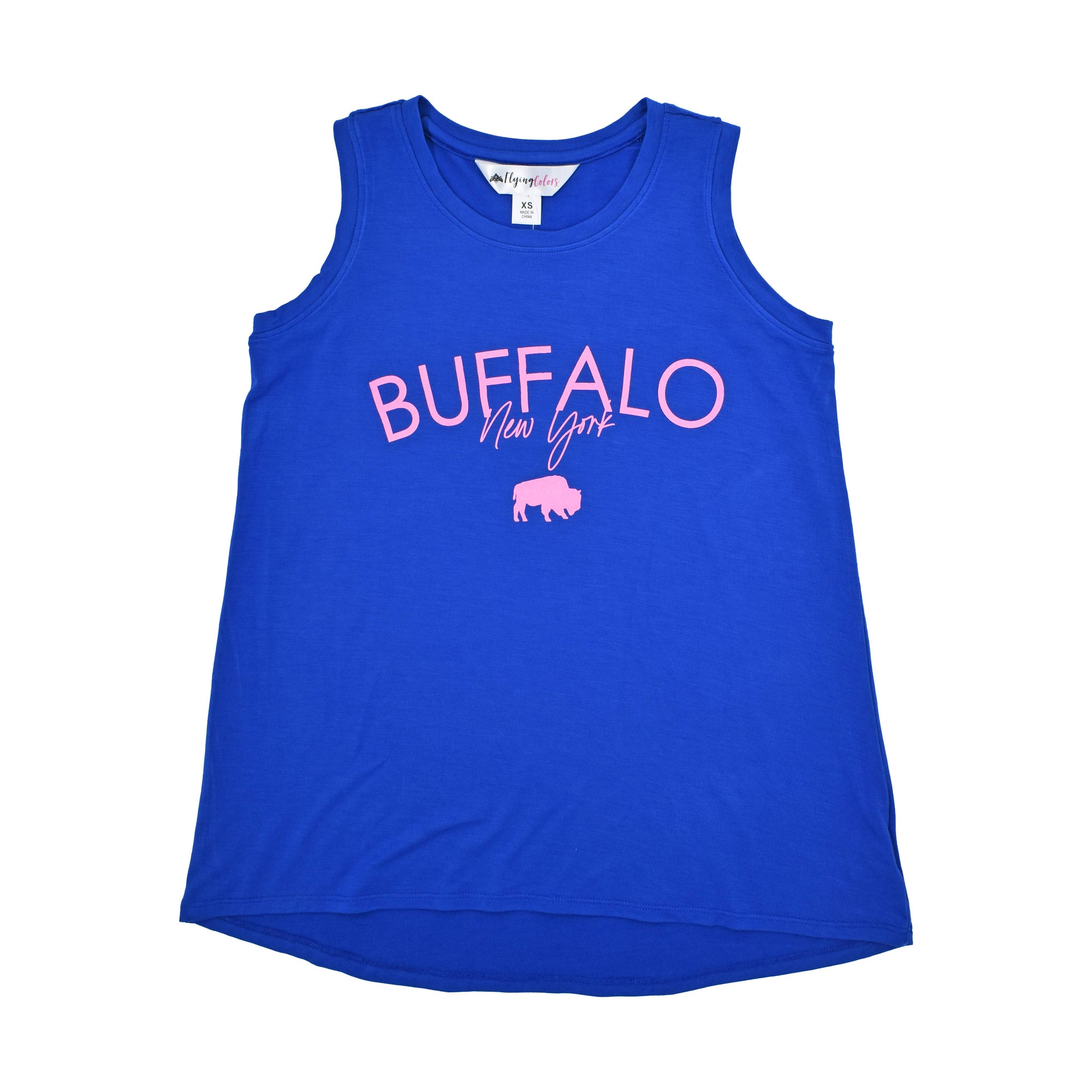 Buffalo Bills New Era Brushed Sleeveless Tank Top - Red