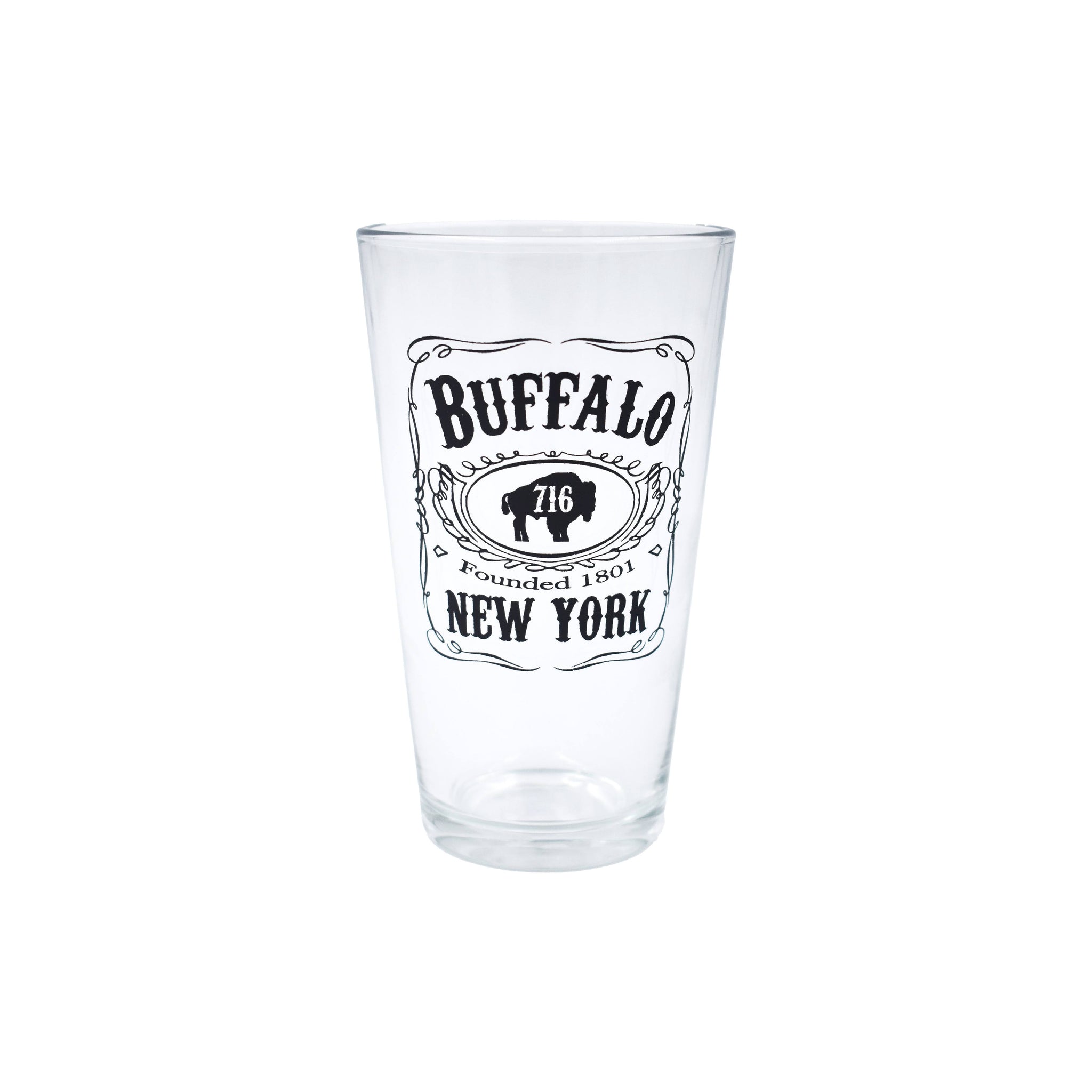 Hoppy Buffalo Pint Glass Set