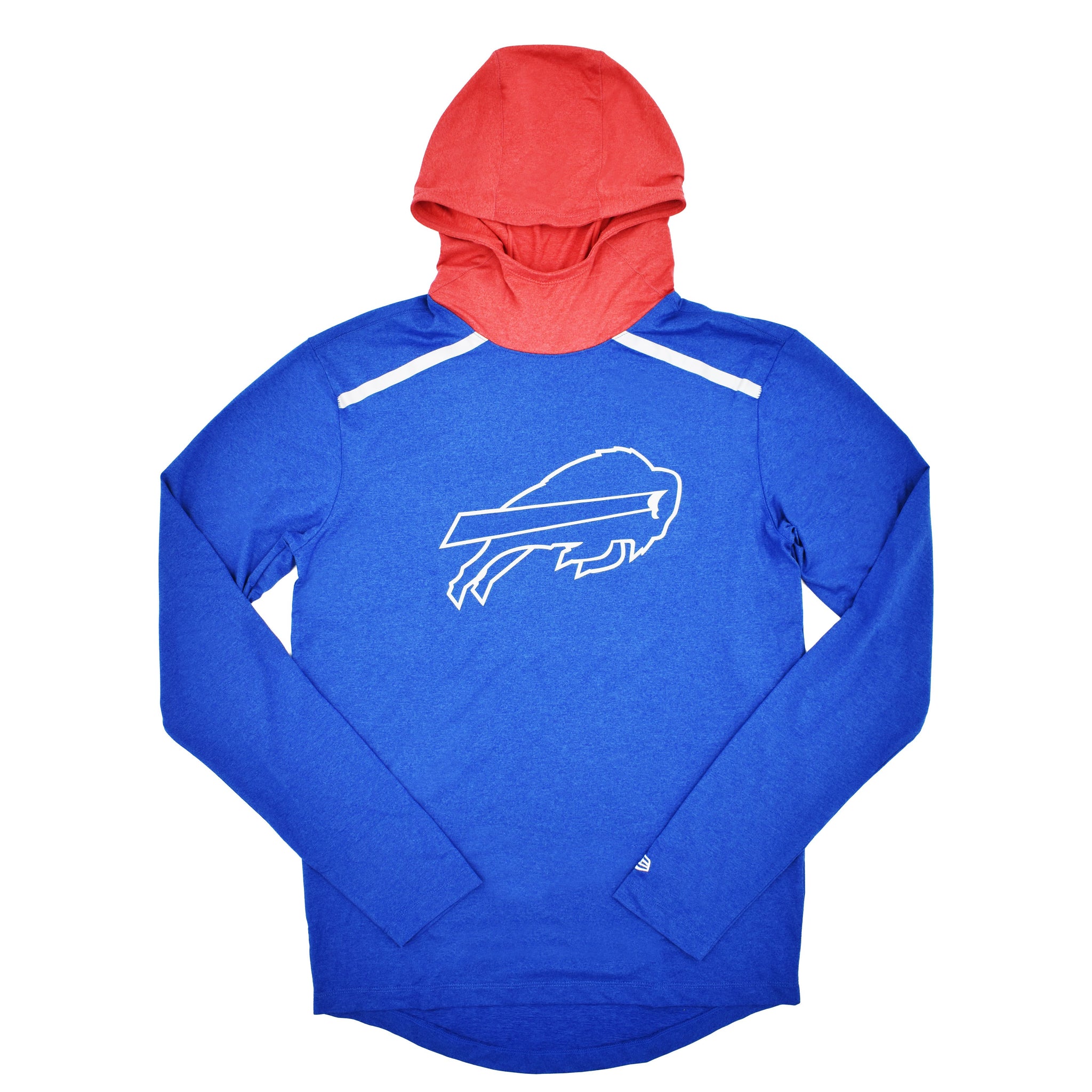 SHOPONEVINTAGE Buffalo Bills Cropped Zip-Up Sweatshirt