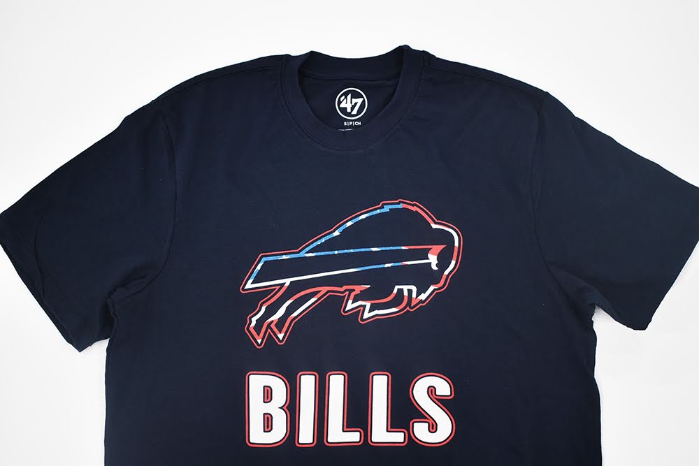 Buffalo Bills Men's Royal Team Fan Up Super Rival Tee Shirt