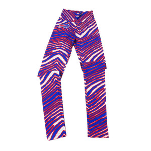 Zubaz Zebra Pants Lounge Men's Small Football Tailgate Buffalo Bills NWT