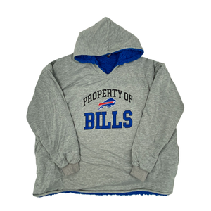 New Era Bills Black & Light Blue Standing Buffalo Hoodie