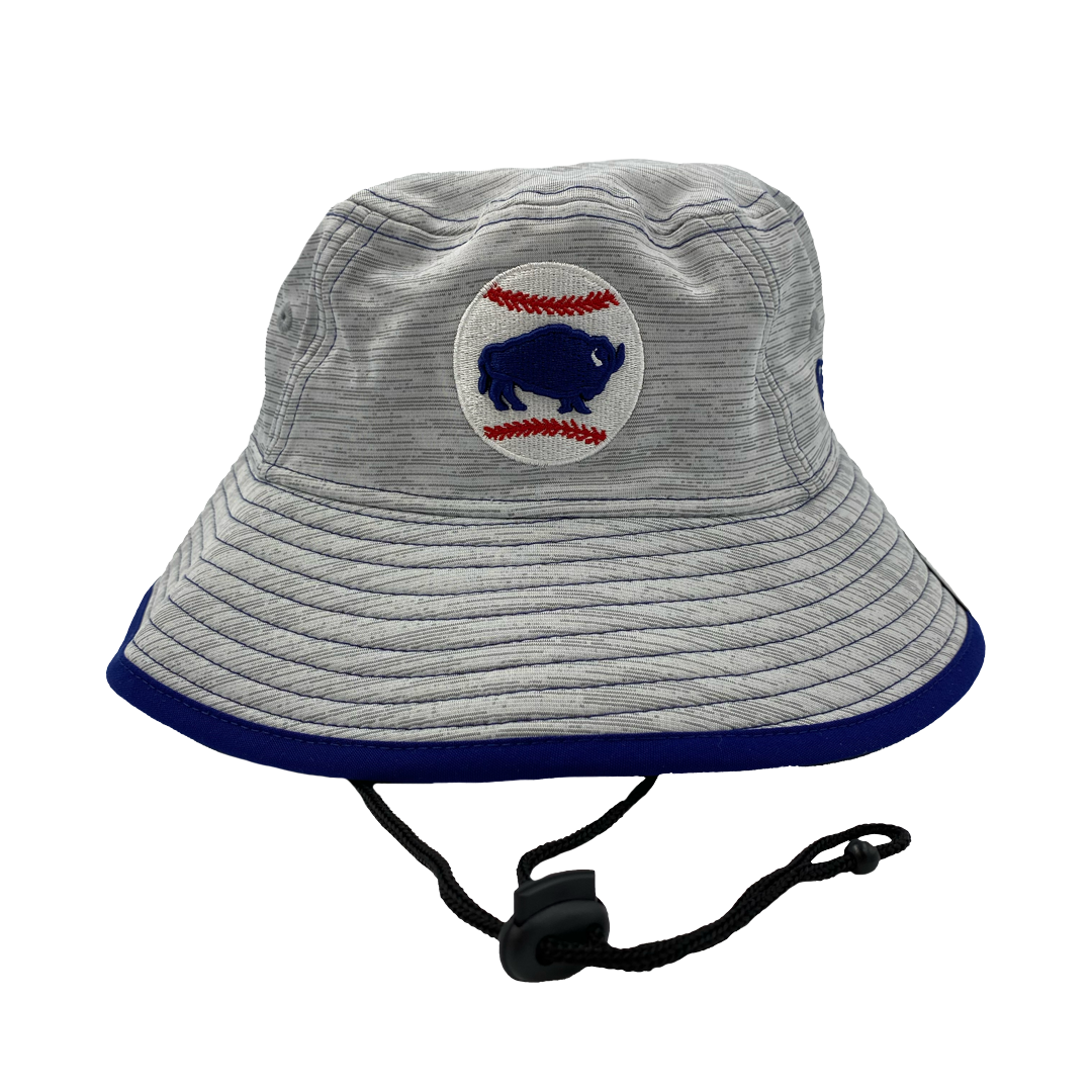 New Era, Accessories, New Era Buffalo Bills Child Youth Training Bucket  Hat Cap Bluewhite