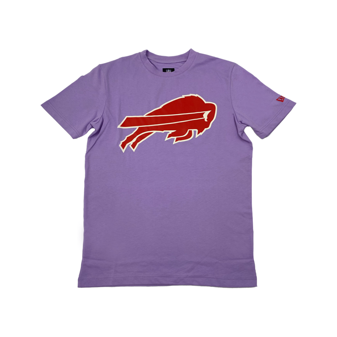 Women's '47 Brand Bills Whitewash With Charging Buffalo Logo Short Sleeve  Shirt