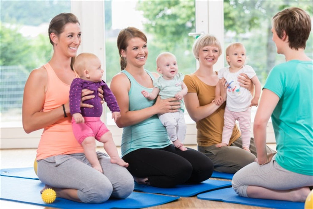 ممارسة التمارين الرياضية بعد الولادة بشكل تدريجي تعمل على شد عضلات البطن المترهلة