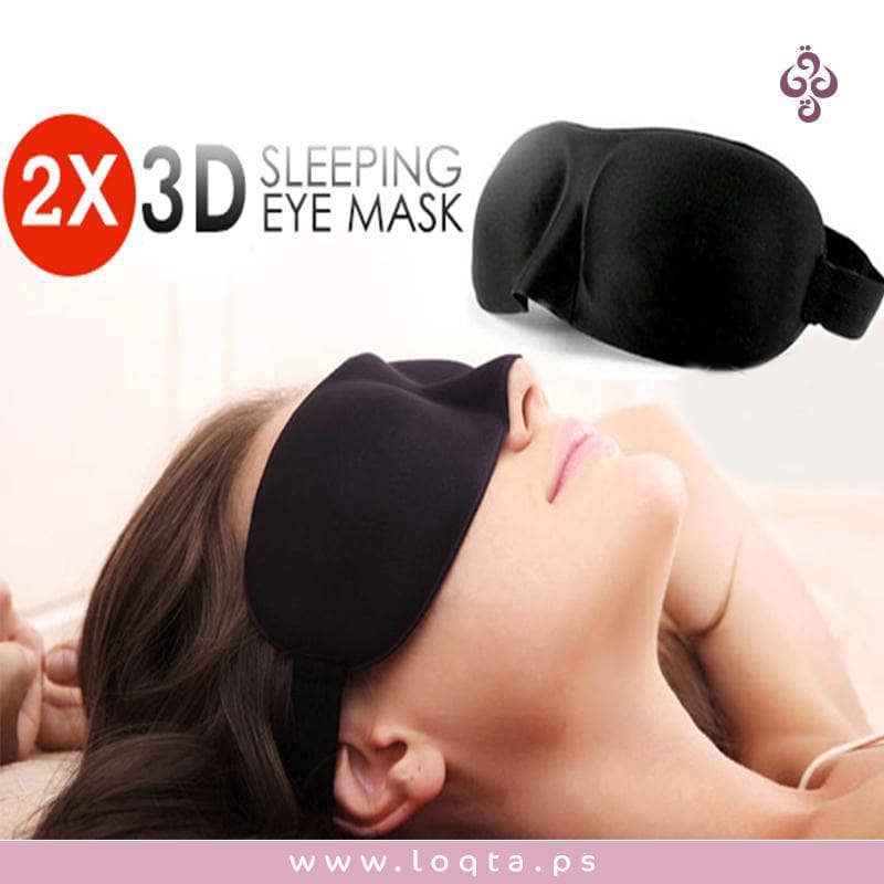 الصورة الرئيسية ل غطاء العيون  3D من أوتيفليكس لحجب الاضاءة أثناء النوم مع شريط مطاطي قابل للتعديل على متجر لقطة Loqta.ps