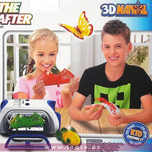 الصورة الرئيسية ل لعبة الطابعة ثلاثية الأبعاد تطبع أشكال متعددة تنمية مواهب طفلك على متجر لقطة Loqta.ps