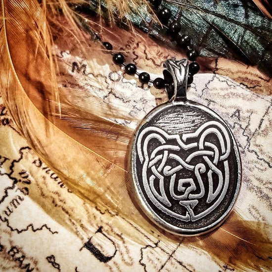 Celtic Bear Pendant - Celtic Knot Works