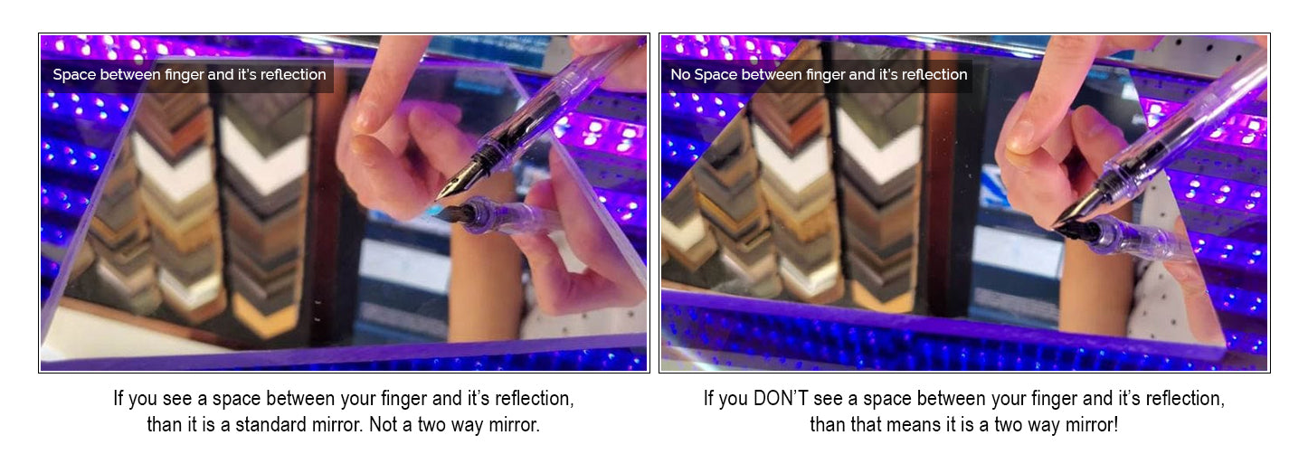 How to Tell if a Mirror Is Two Way or Not: 8 Steps (with Pictures)