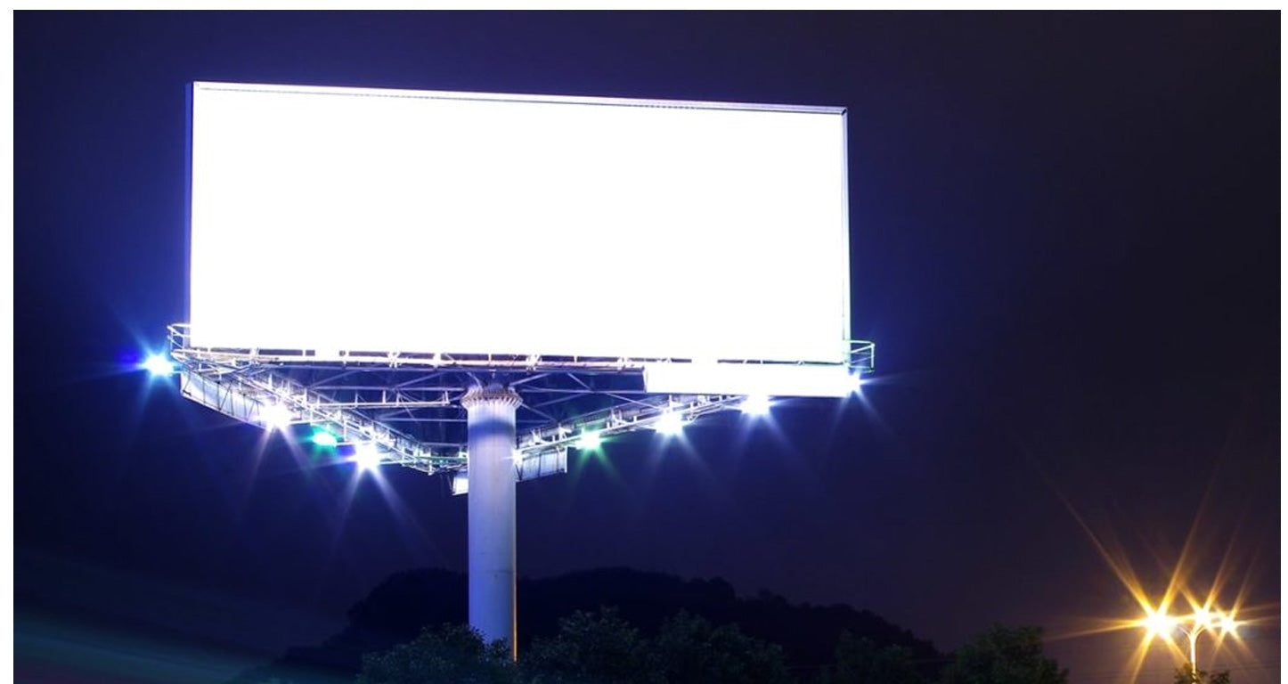 Traditional metal halides vs. LED billboard lights