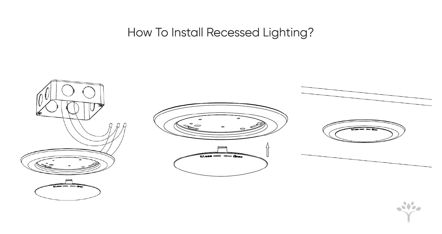 adjustment of recessed kitchen lighting