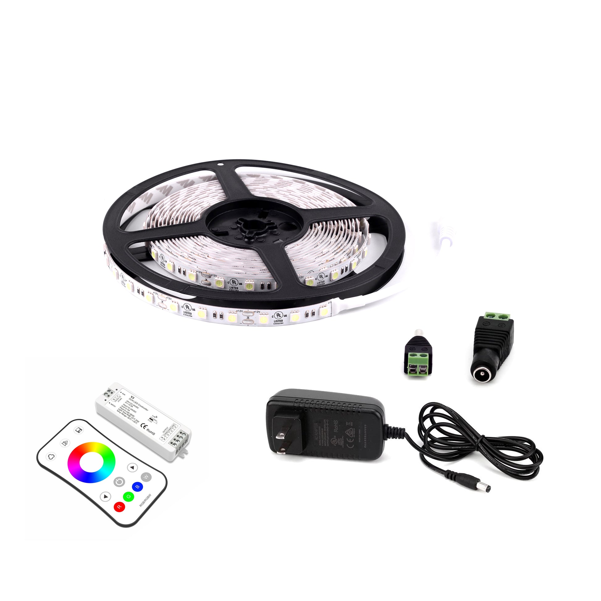 Outdoor Waterproof RGB LED Strip Lights, 16.4ft Dimmable, SM LEDMyPlace