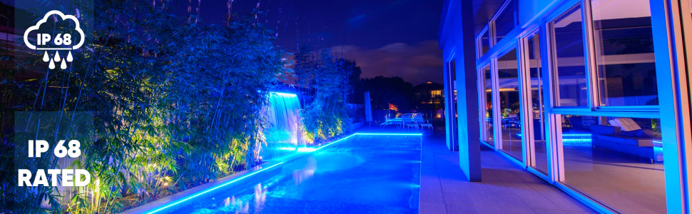 waterproof led strip lights for swimming pool