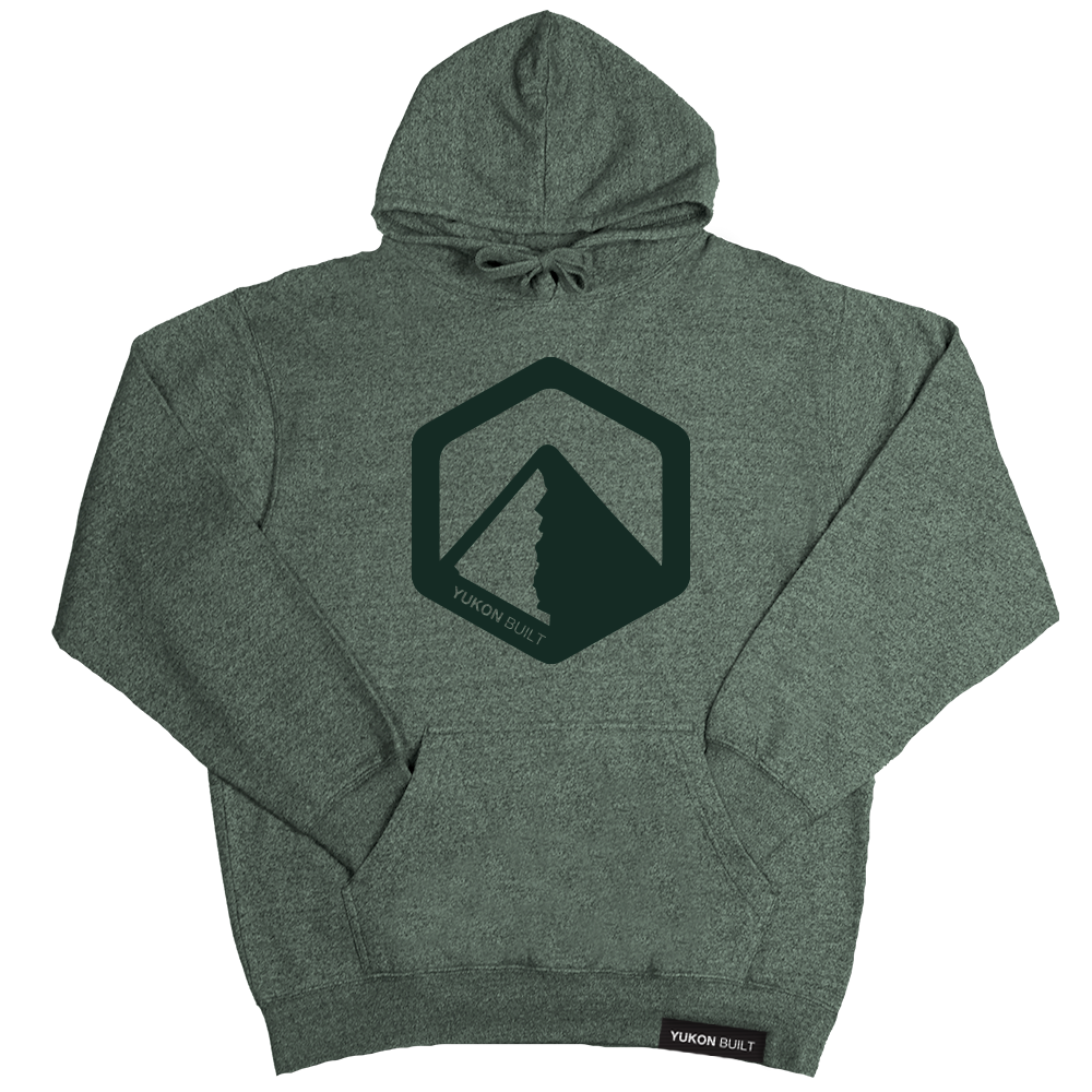 Classic Logo Hoodie - Forest Heather – Yukon Built