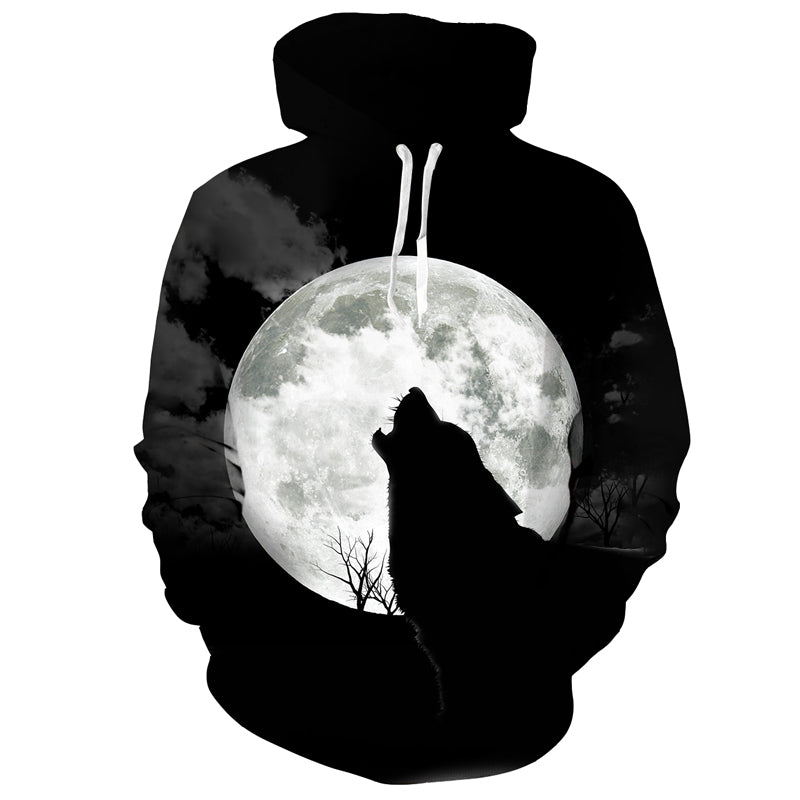 howling wolf hoodie