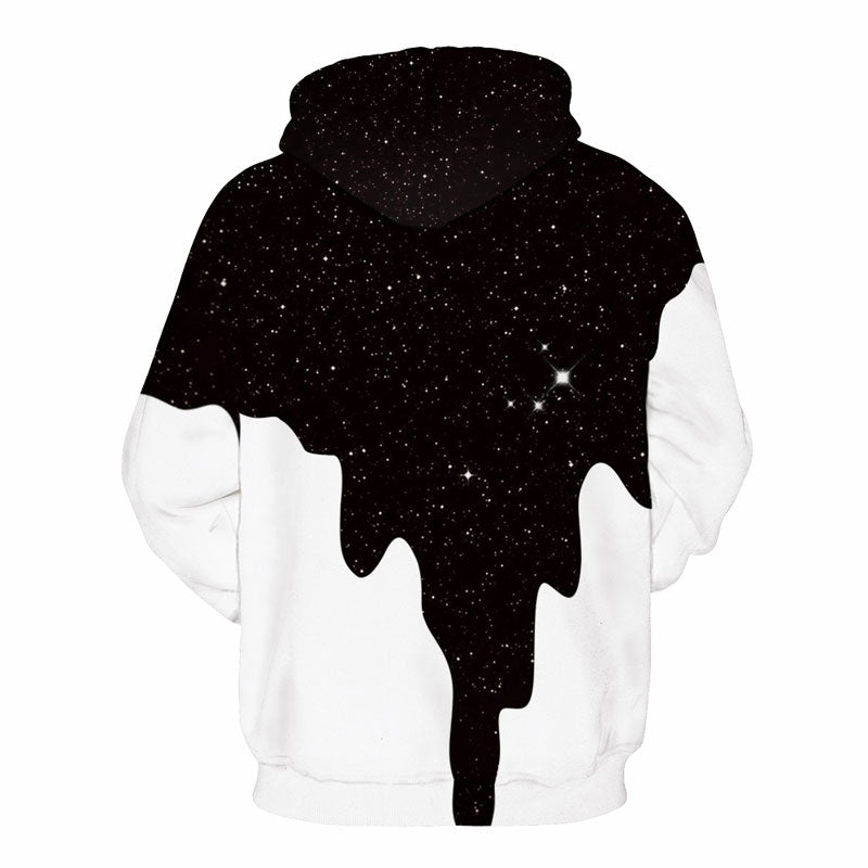 black and white galaxy hoodie