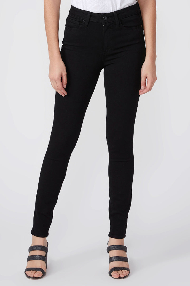 PAIGE - HOXTON ULTRA SKINNY ANKLE BLACK SHADOW – Fashion Society