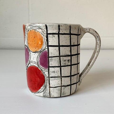 Stoneware speckled mug by Heidi Fahrenbacher of Bella Joy Pottery