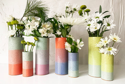 Bella Joy Pottery Brighter Day Collection Vases