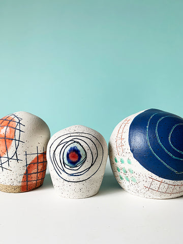 orbs by Heidi Fahrenbacher of Bella Joy Pottery