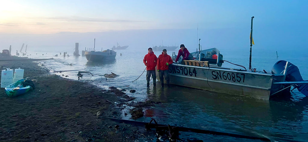 Foggy morning arriving to Graveyard, AK