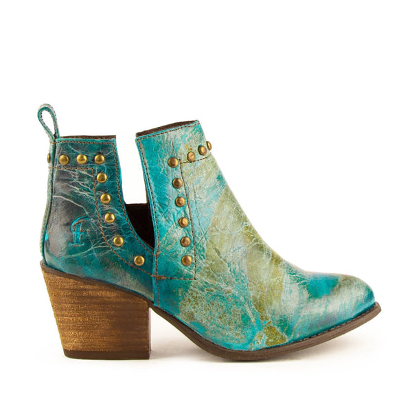 Stella BOOTIE TURQUOISE R-TOE – D & D Western Wear