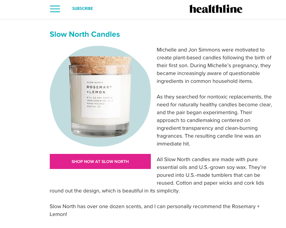 Non-toxic soy candle