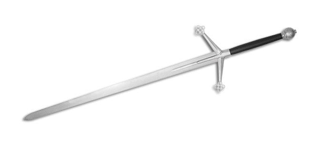 Functional Highland Scottish Claymore Two Handed Sword Live Blade War Sword